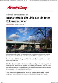 Hier hält niemand mehr an_ Bushaltestelle der Linie 58_ Ein totes Eck wird schöner - Giesing - Abendzeitung München_01